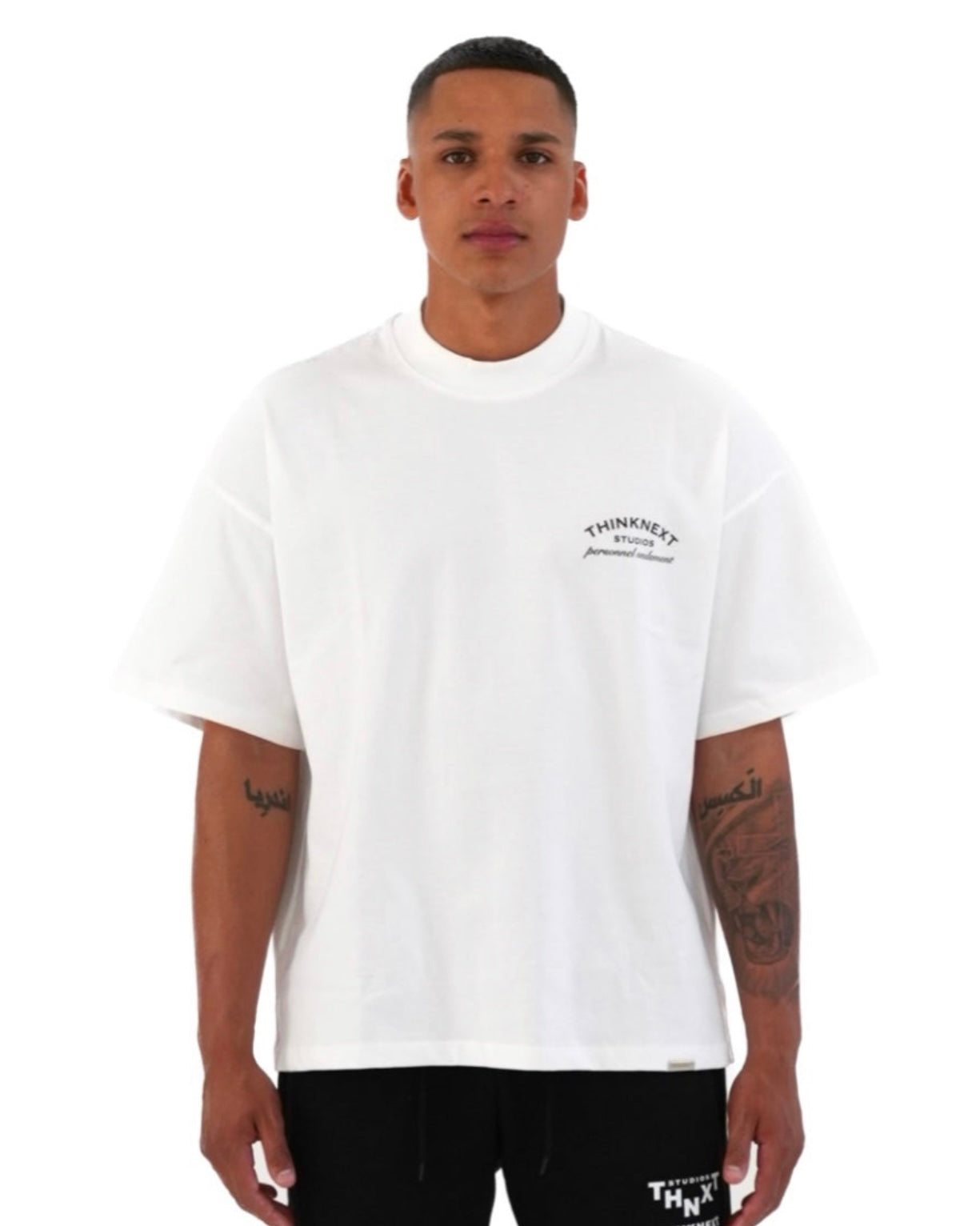 WHITE HEAVY THNXT T-SHIRT